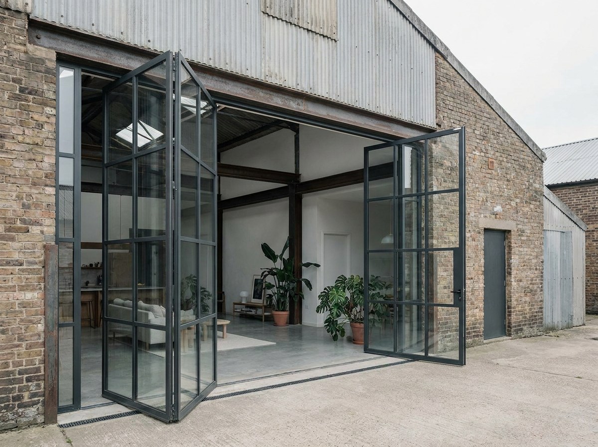Rear doors open