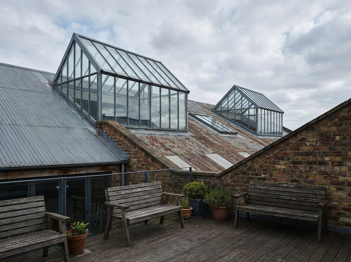 Rooflights from the deck