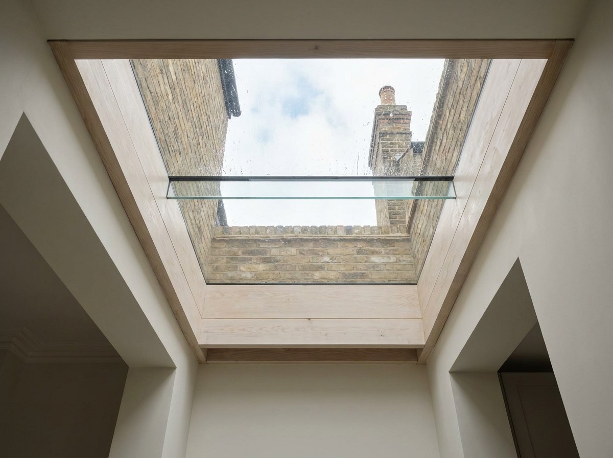 Rooflight from below